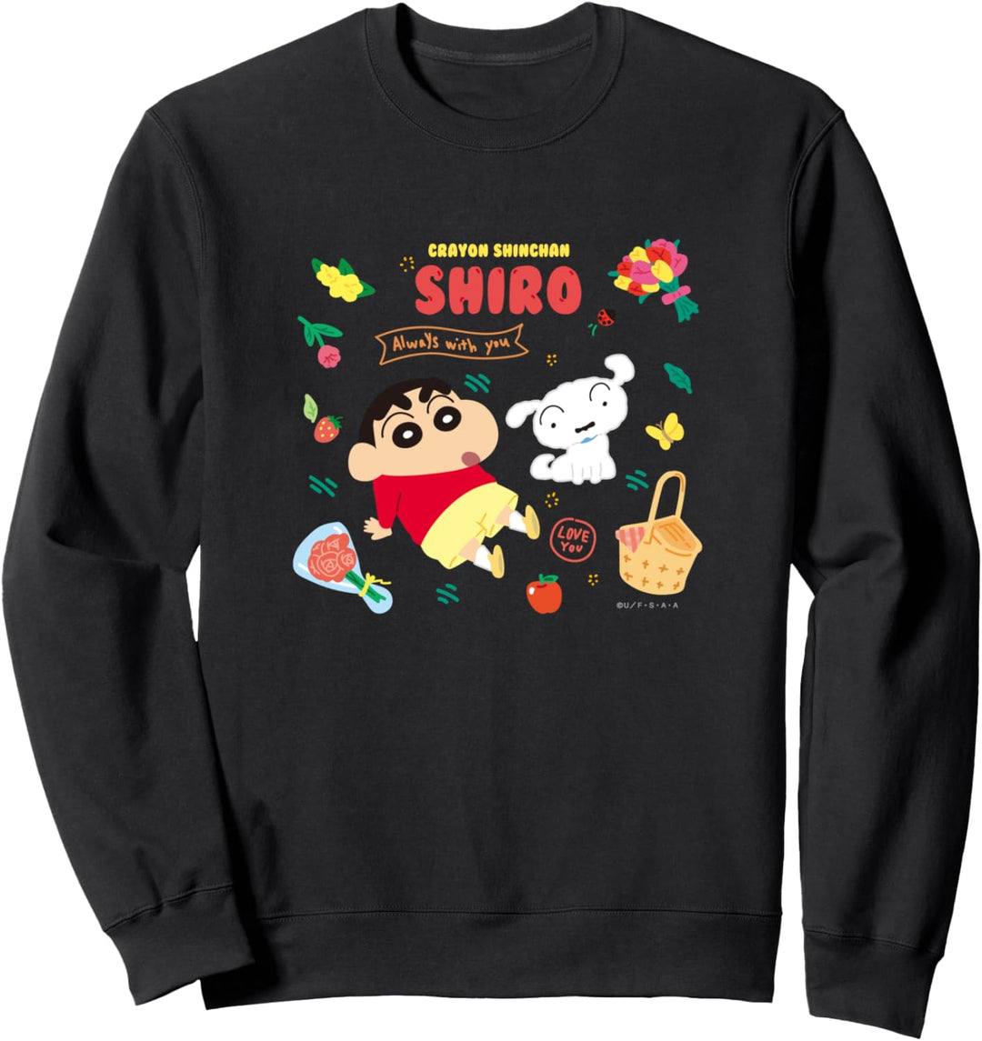 Crayon Shin-chan Happy!Shiro Picknick Sweatshirt