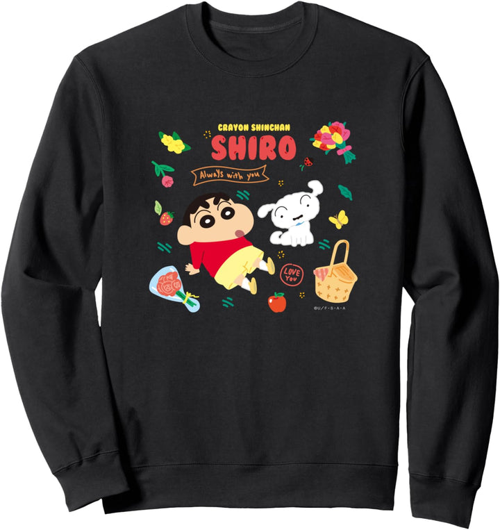 Crayon Shin-chan Happy!Shiro Picknick Sweatshirt