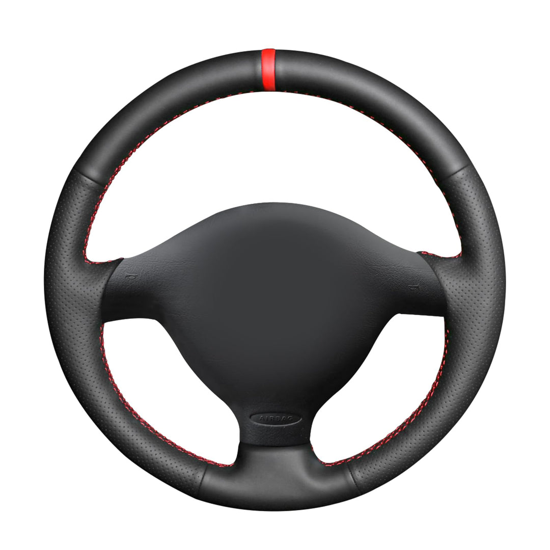 MEWANT Lenkradbezug für Golf 4 für Passat B5 für Polo MK6 für Seat Leon 1M für Fabia 1(6Y) Hand Nähe