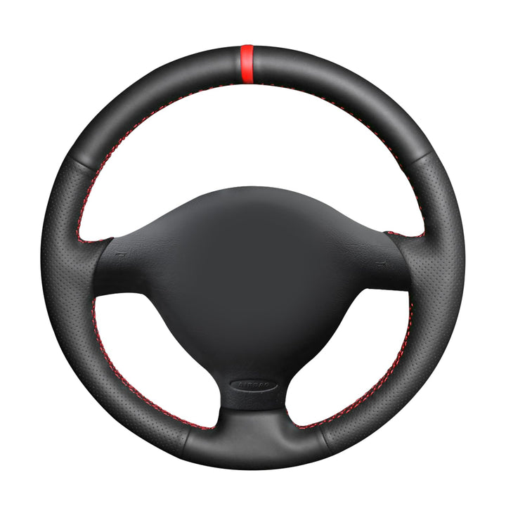 MEWANT Lenkradbezug für Golf 4 für Passat B5 für Polo MK6 für Seat Leon 1M für Fabia 1(6Y) Hand Nähe