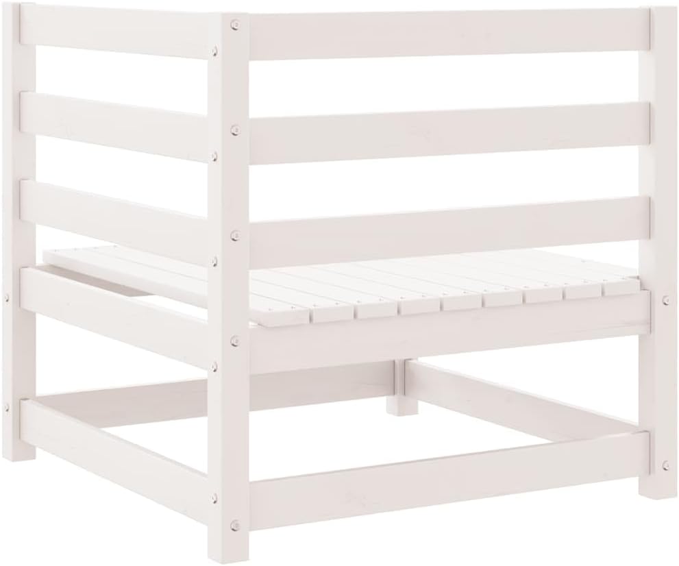 vidaXL Garten Ecksofa mit Kissen, Modular Gartenmöbel, Sofa Lounge Sessel für Garten Terrasse Balkon