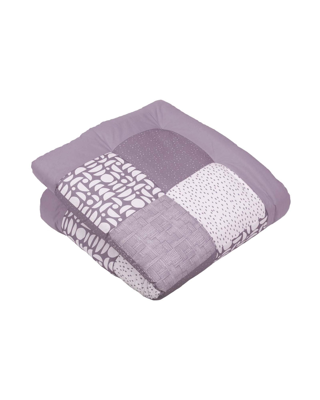 ULLENBOOM Krabbeldecke für Baby 100x100 cm - Dick und weich gepolstert Classic Flieder 100 x 100 cm,