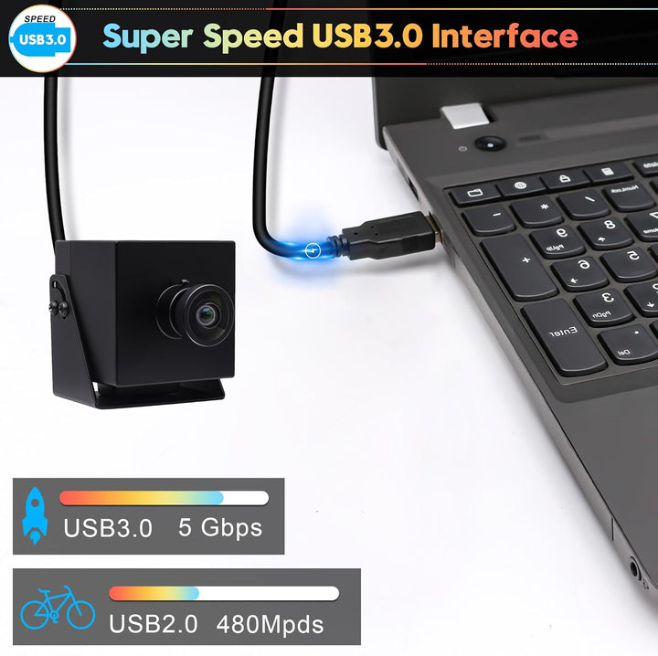 Svpro 4K HDMI USB3.0 Webcam 60FPS Weitwinkel 120 Grad USB Streaming Kamera 4K 60FPS H.264 Externe Co