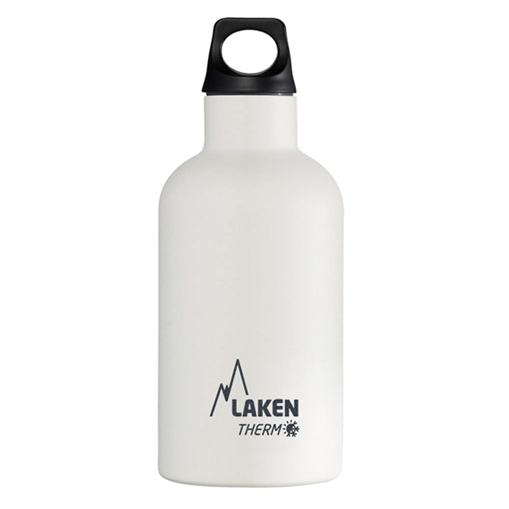 Laken Trinkflasche Futura Schmal 350 ml Weiss, 350 ml Weiß