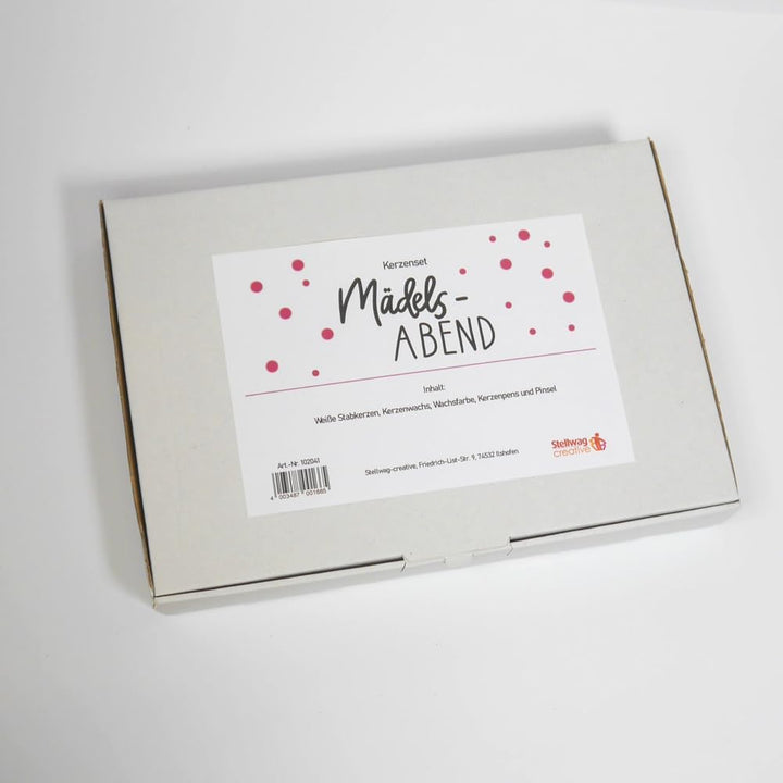 Stellwag DIY Set Kerzen bemalen Mädelsabend