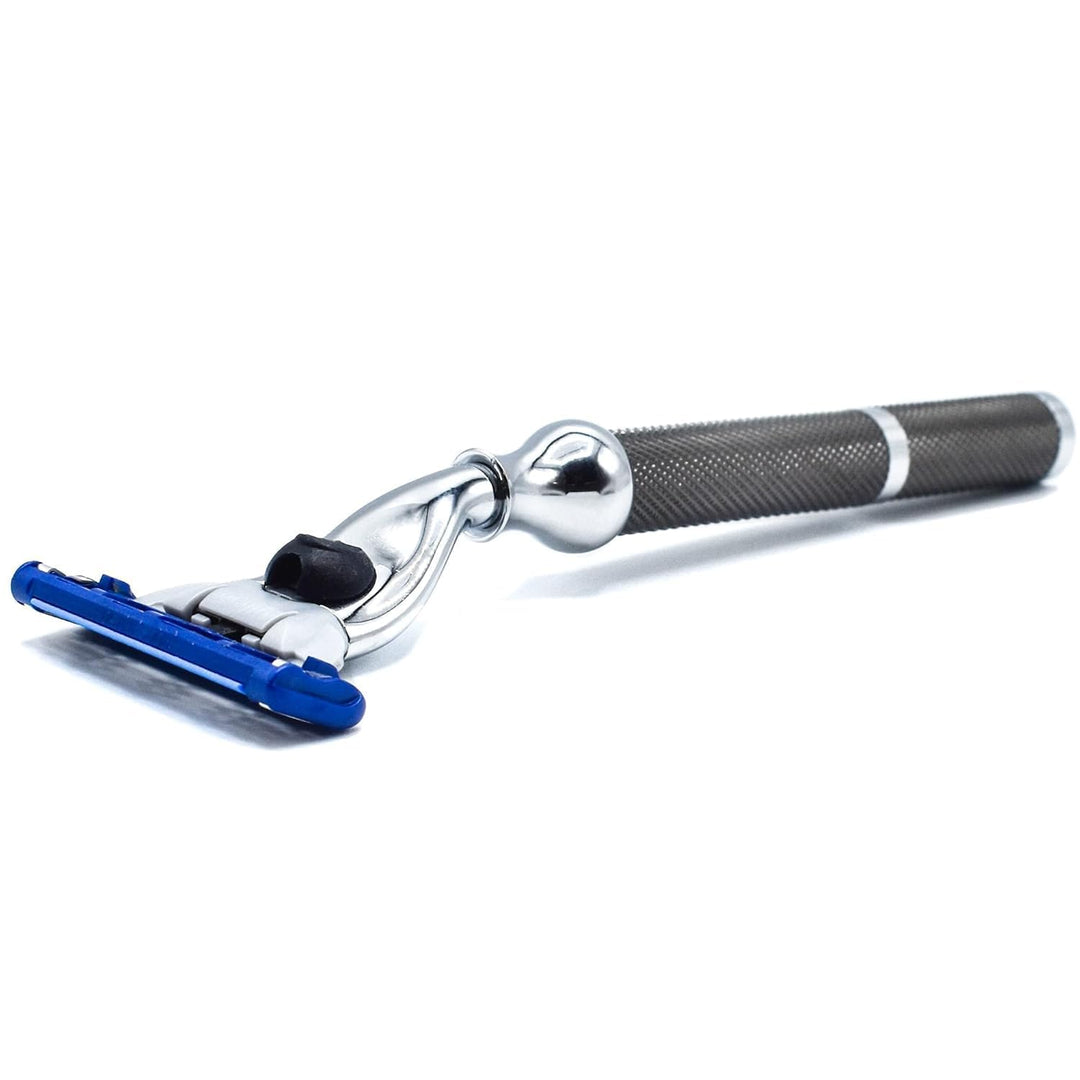 Parker 42M Heavyweight All-Metal Triple Blade Rasierer – Rasiermesser mit Messingrahmen + Deluxe str