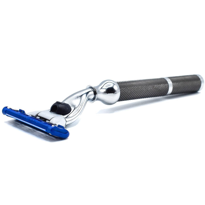 Parker 42M Heavyweight All-Metal Triple Blade Rasierer – Rasiermesser mit Messingrahmen + Deluxe str