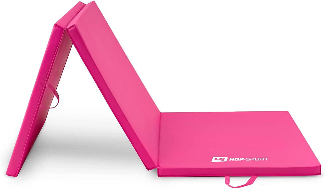 Hop-Sport Turnmatte klappbar - Bodenweichmatte für zuhause 180x60x5cm - Fitnessmatte, Gymnastikmatte