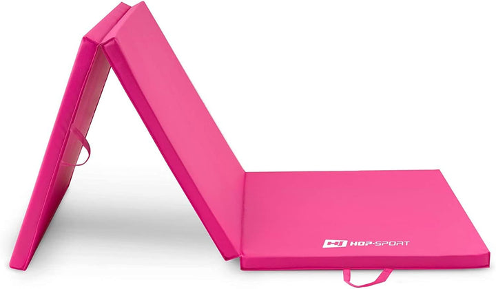 Hop-Sport Turnmatte klappbar - Bodenweichmatte für zuhause 180x60x5cm - Fitnessmatte, Gymnastikmatte