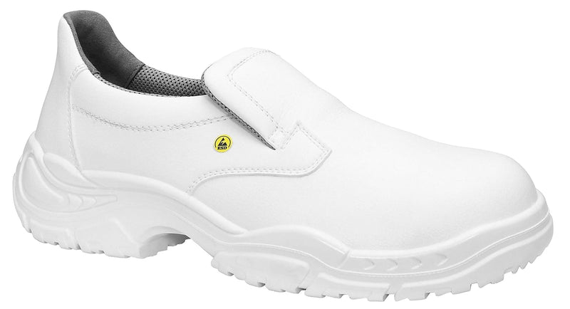 ELTEN Sicherheitsschuhe WHITE SLIPPER Low ESD S2, Herren, leicht, weiss, Stahlkappe - Grösse 40 40 E