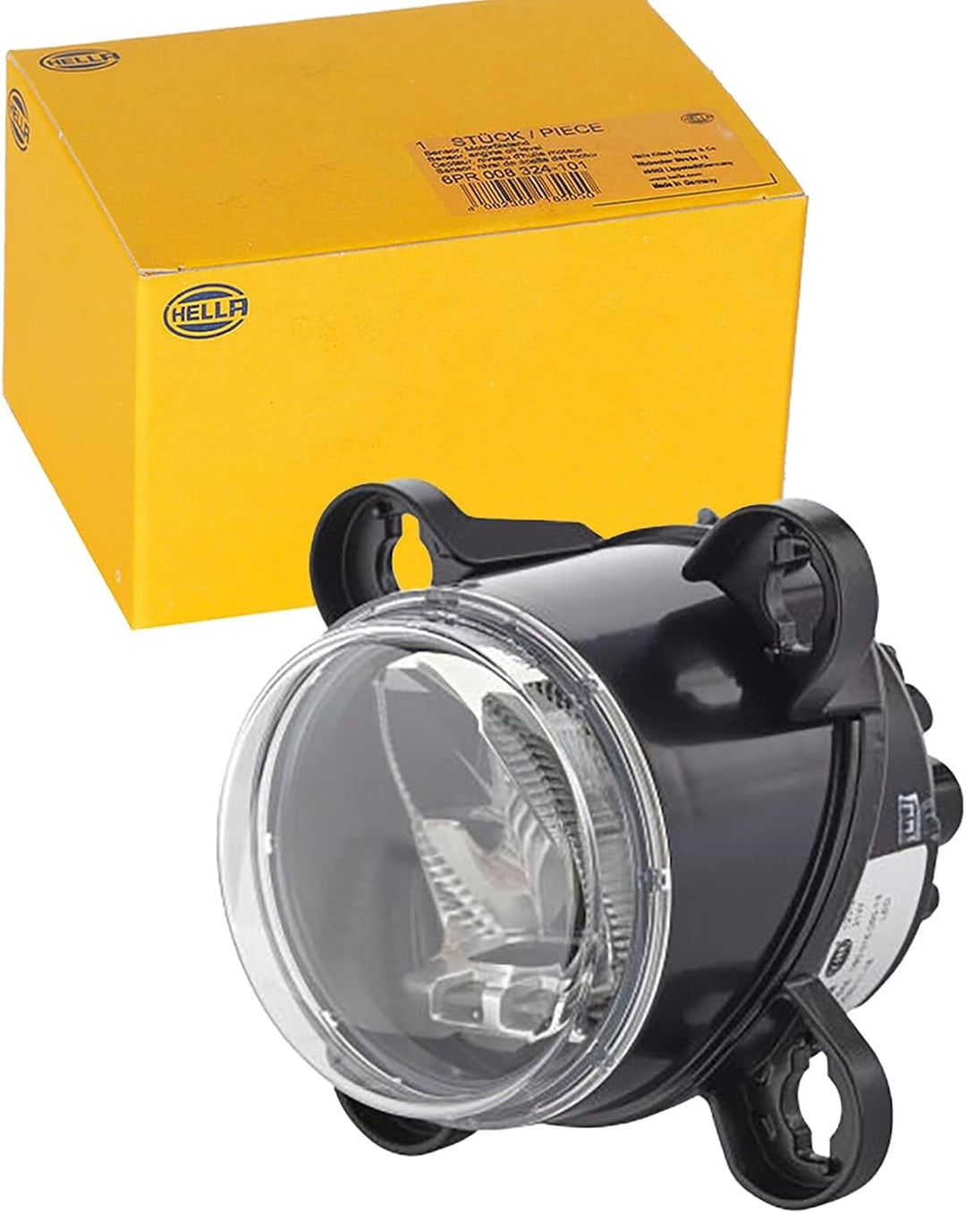 HELLA - LED-Hauptscheinwerfer - 90mm Essential R80 - 24/12V - rund - Einbau - Stecker: DEUTSCH Steck