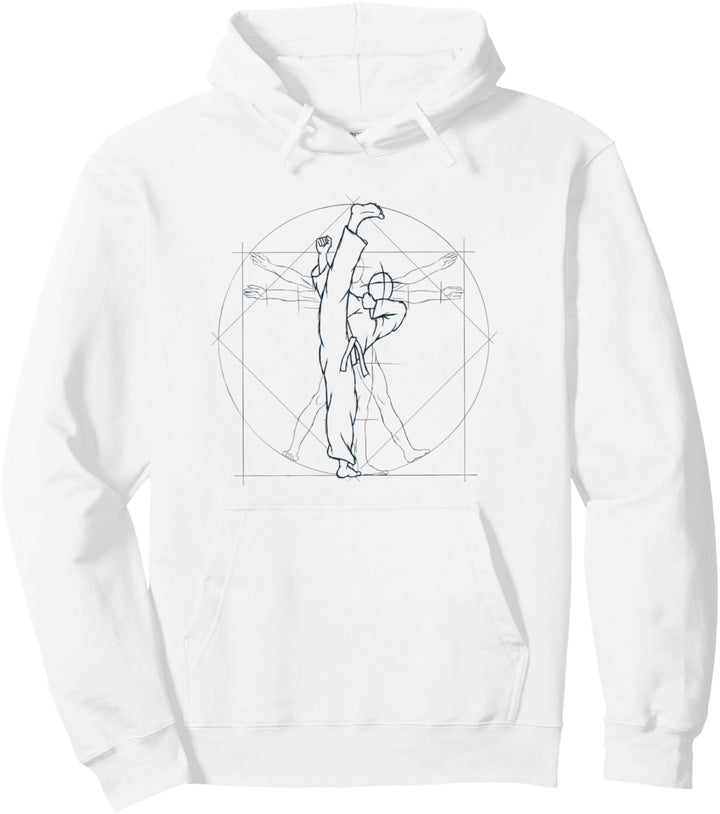 Vitruvianischer Mensch Kick Dollyo Chagi TaeKwonDo Pullover Hoodie