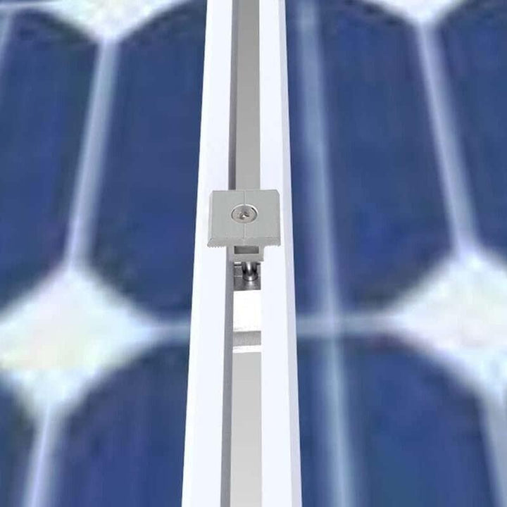 Mittelklemme 12 Stück ALU Mittelklemmen 30MM PV Photovoltaik Solar Trapez Montagehalterungen, Halter