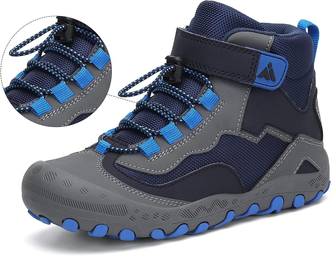 Mishansha Kinder Wanderschuhe Rutschfest Leicht Trekking Wanderstiefel für Jungen Mädchen Gr.24-38 B