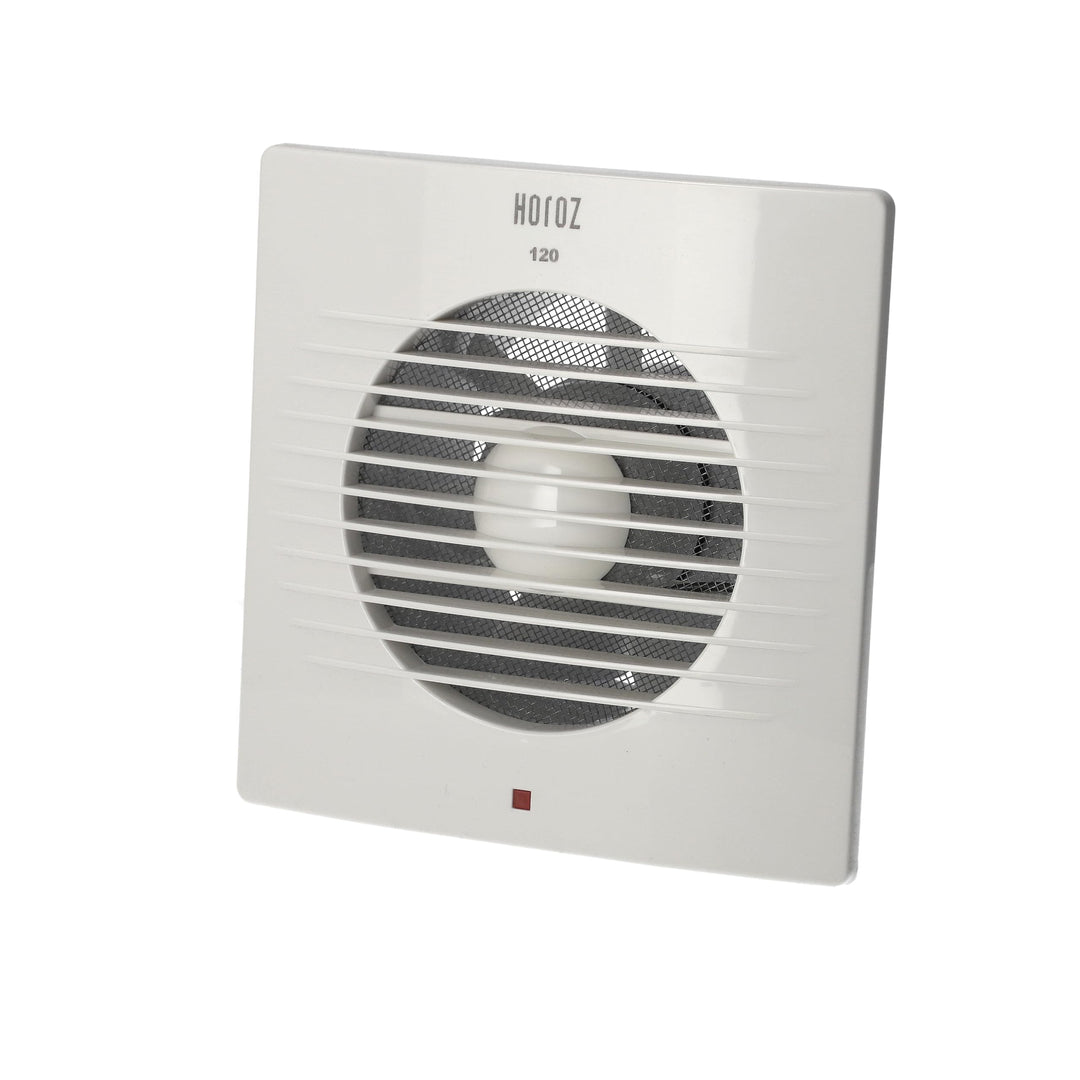 Badlüfter 120 mm Weiss 15 W CLASSIC - Leiser Wandlüfter aus ABS mit Filter 47 dB, Luftleistung 120 m