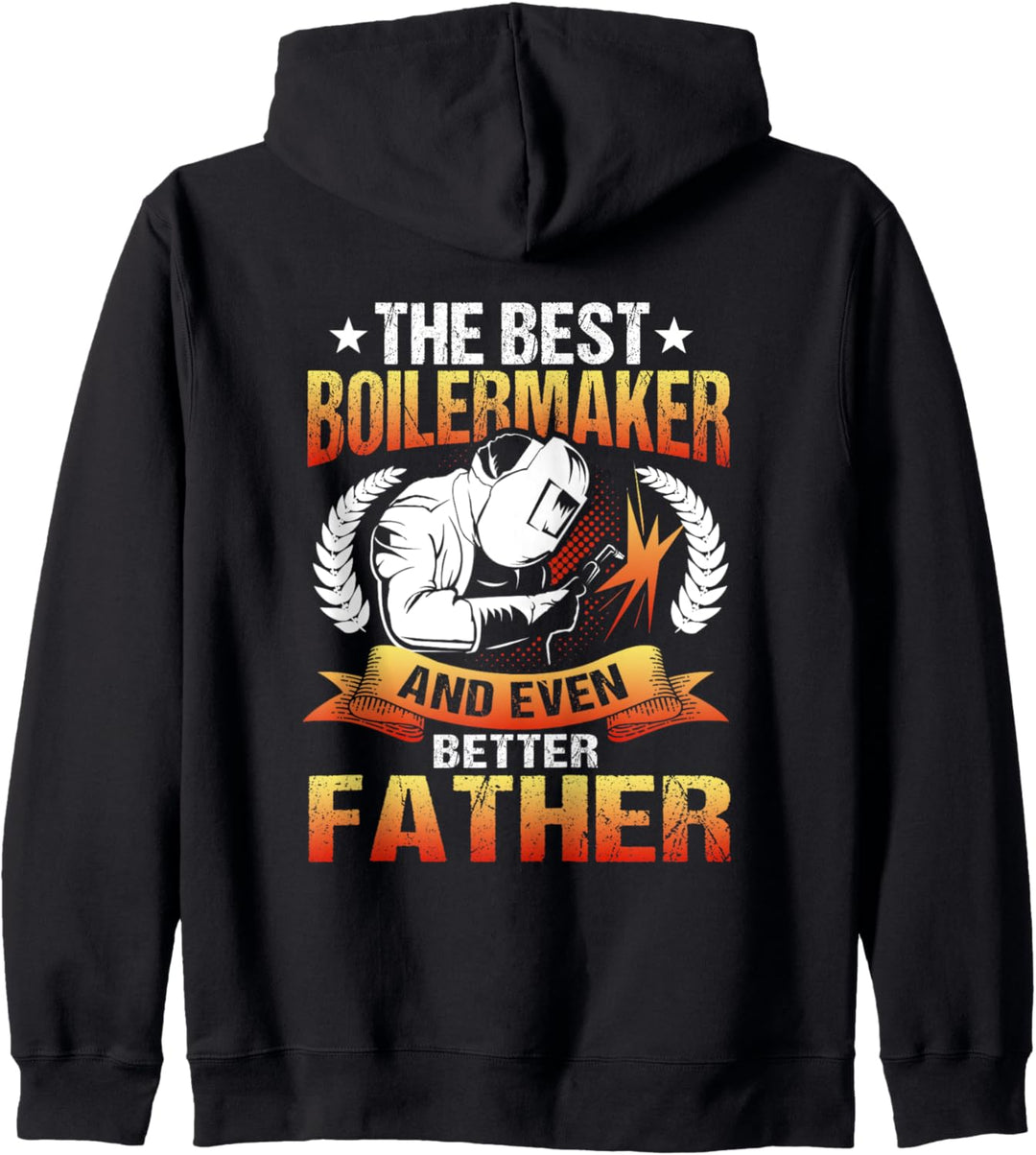 Boilermaker Dad Design auf der Rückseite der Kleidung Kapuzenjacke