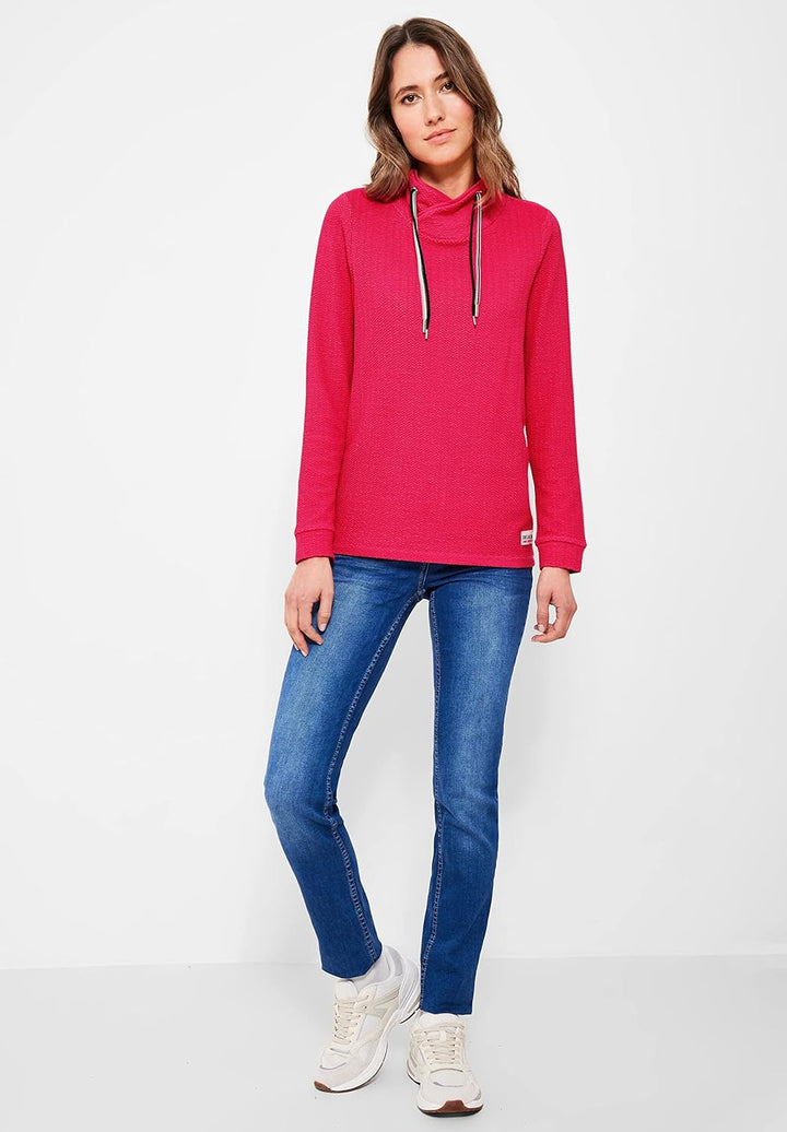 Cecil Damen Langarmshirt XL Fresh Pink, XL Fresh Pink