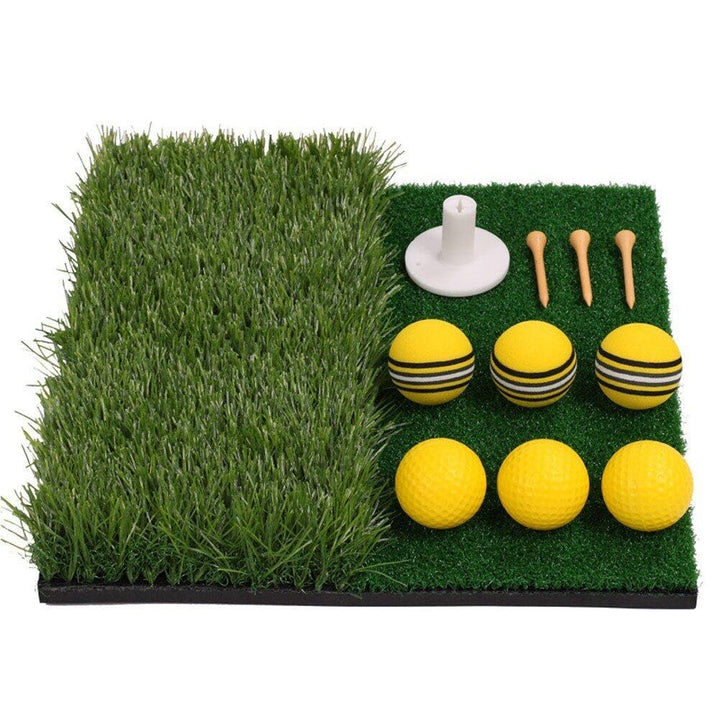 Golf-schlagmatte, Kunstrasen, Dual-oberflächen-Rasen-golfmatte, Tragbare Golf-schlagmatte Für Das Üb