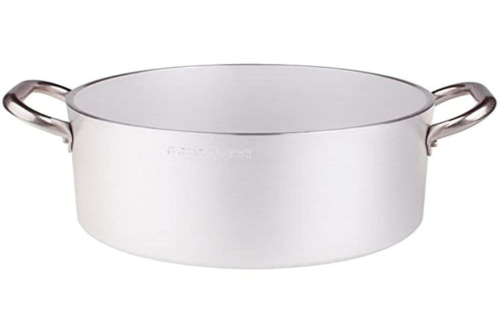 Agnelli Pentole ALMR110445 Hochstrahlender zylindrischer Auflauf, professionelles Aluminium 5 mm, 45