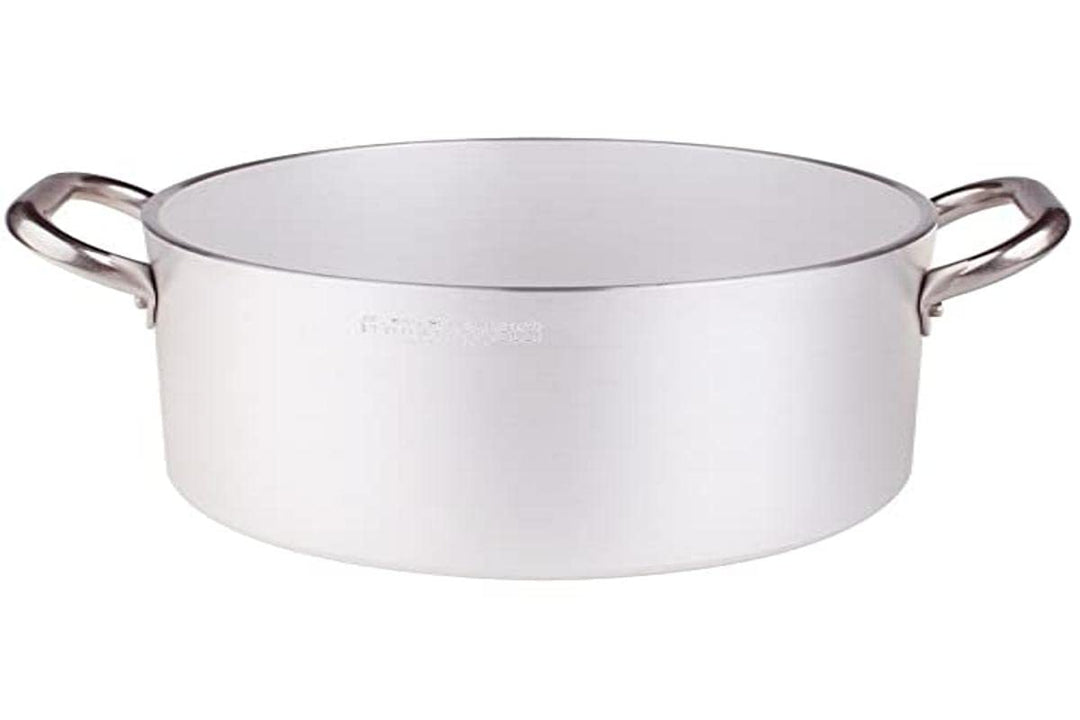 Pentole Agnelli ALMR110418 Hochstrahlender zylindrischer Auflauf, professionelles Aluminium 5 mm, 18