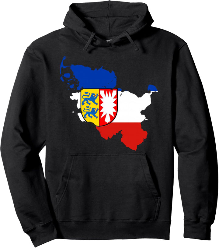 Schleswig-Holstein | Flagge Wappen Pullover Hoodie