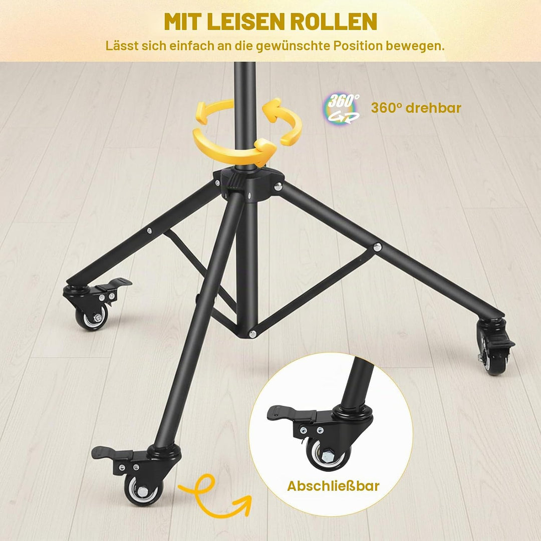60 cm Glücksrad zum Drehen Gross, Glücksrad zum Delbstgestalten, mit 360°-Drehrollen, 14 Anpassbare
