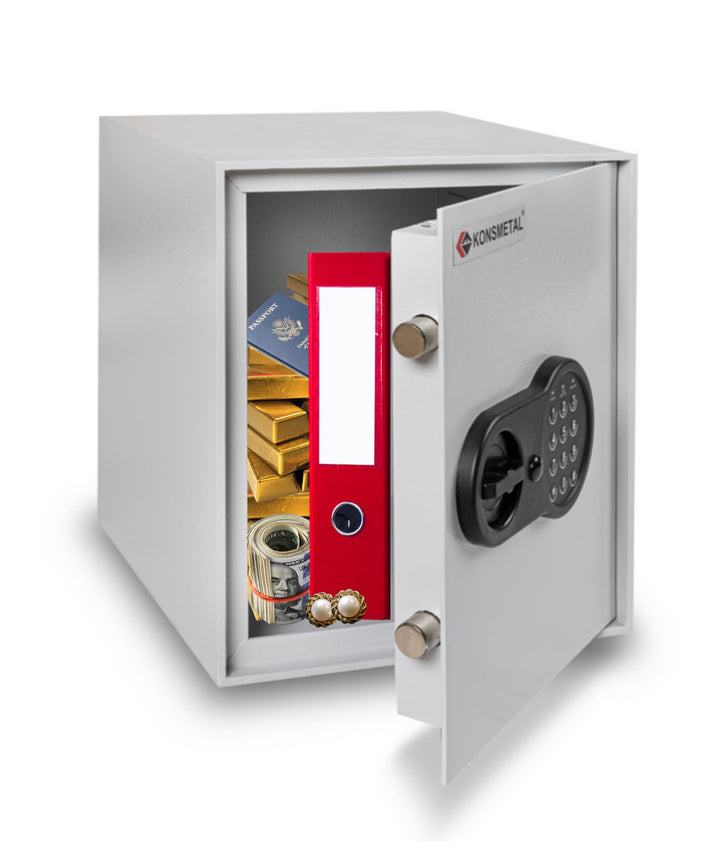 Konsmetall - Tresor Kolibri 2.0 34 T für Zuhause, Elektronischer Safe, Möbeltresor 33,5 x 29,6 x 29,