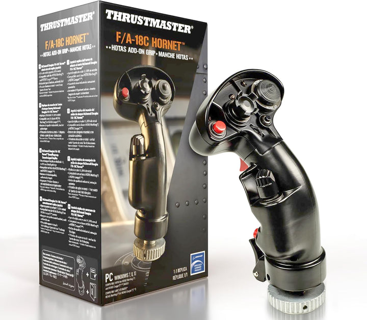 Thrustmaster F/A-18C Hornet Hotas Add-On Grip for Hotas Warthog series - PC F18 Hotas Stick AddOn Si