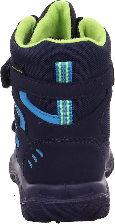 Superfit HUSKY 500080 Jungen Warm gefütterte Schneestiefel 25 EU Blau Grün 8000, 25 EU Blau Grün 800