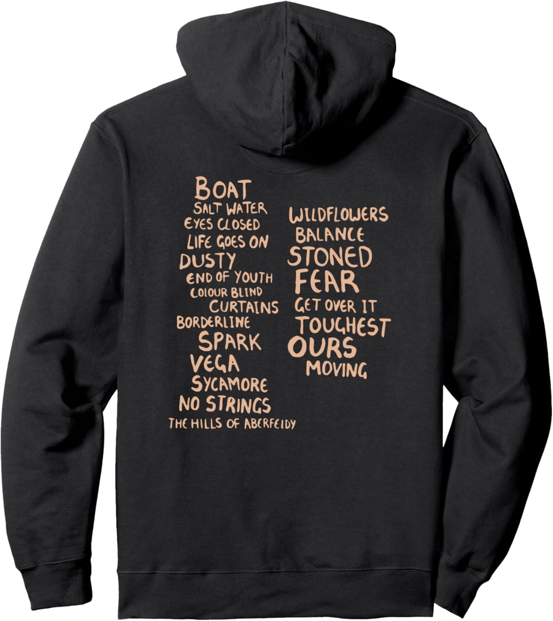 Ed Sheeran Subtract Tracklist Pullover Hoodie