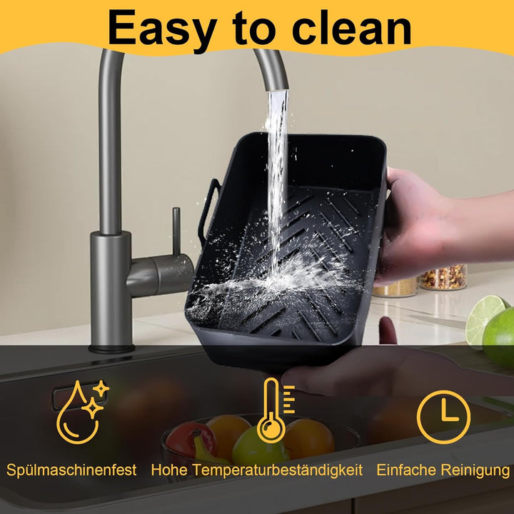21 Teilig Heissluftfritteuse Zubehör Satz, Airfryer Zubehör für Ninja Foodi Max Dual Zone Heissluftf