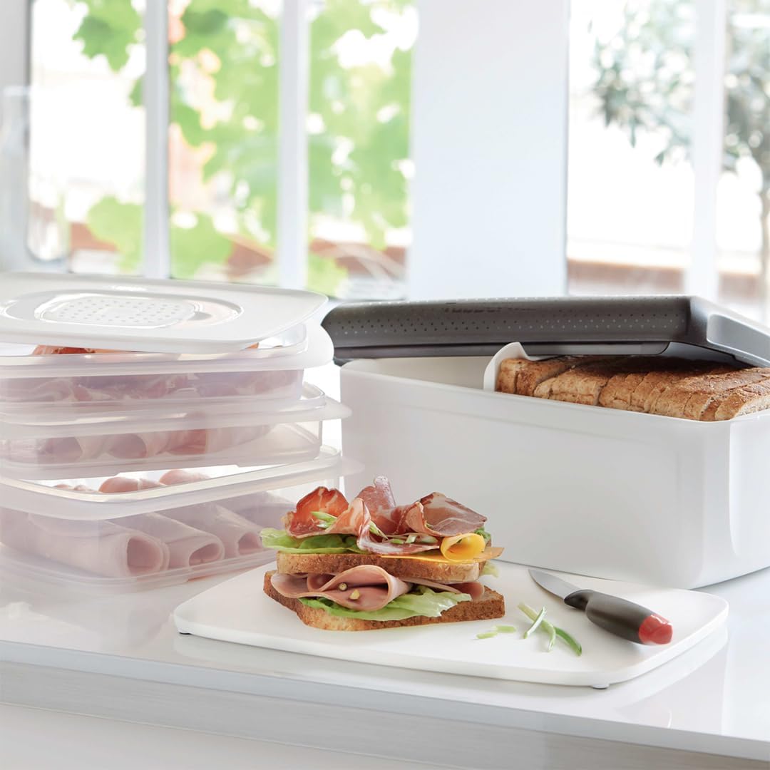 Tupperware BreadSmart - Brotkasten inkl. praktischem Box-Trenner - BPA-Frei - Backwaren bleiben läng