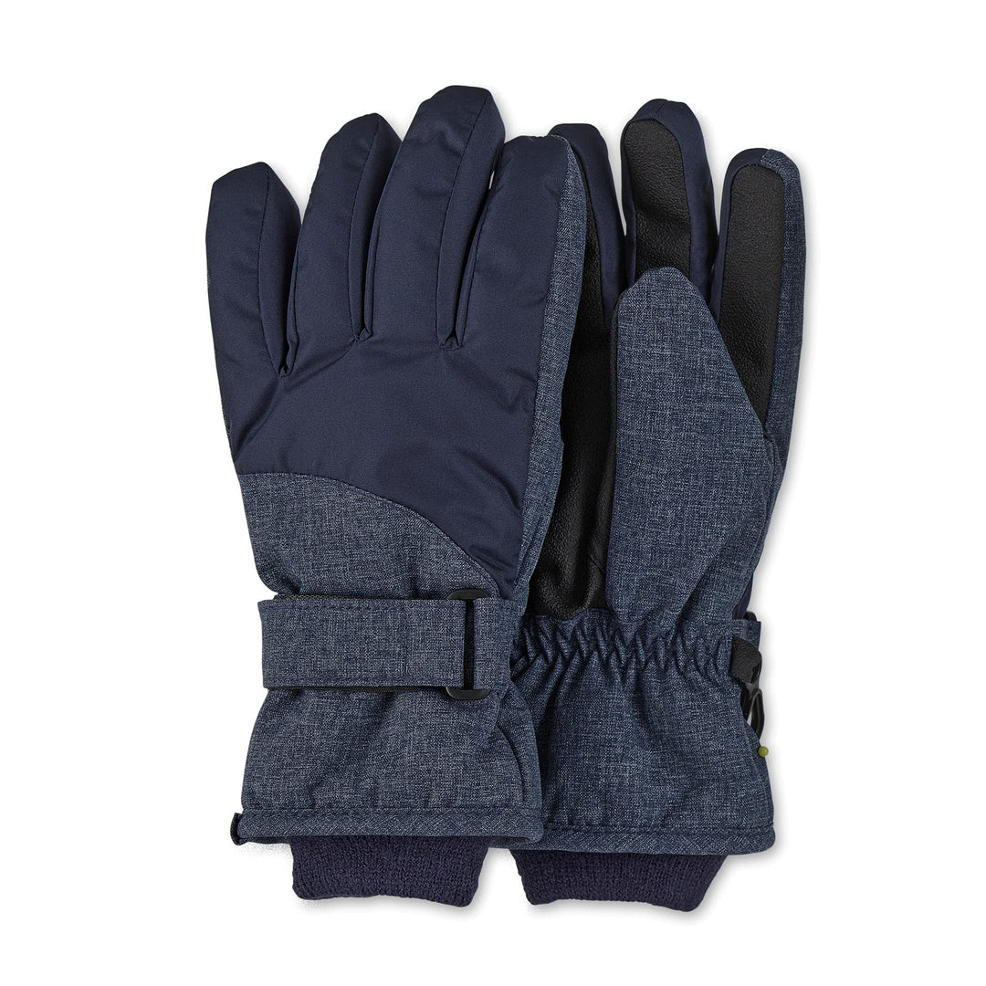 Sterntaler Unisex Kinder Fingerhandschuh Meliert Winter-Handschuhe 5 Blau Mel., 5 Blau Mel.