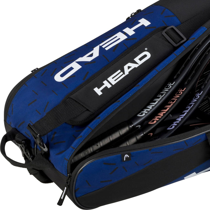HEAD Team Racquet Bag L Blau/Schwarz, Blau/Schwarz