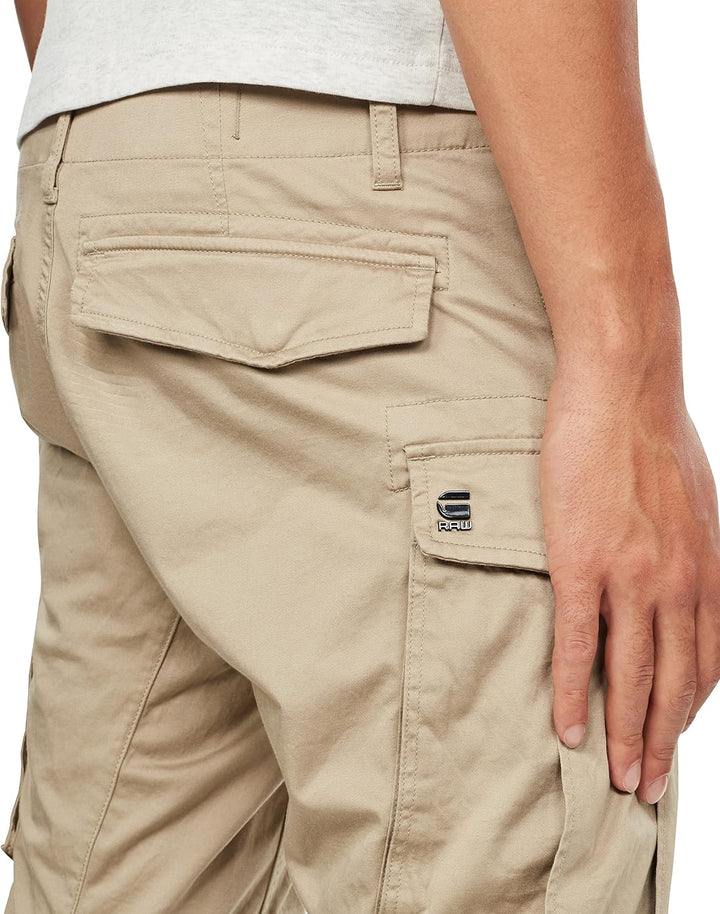 G-STAR RAW Herren Rovic Zip 3D Straight Tapered Hose 30W / 32L Beige (Dune 5126-239), 30W / 32L Beig