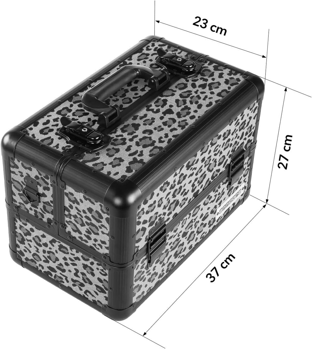 anndora Beauty Case Kosmetikkoffer - Stilvoller Schmuckkoffer, Schminkkoffer mit robustem Aluminiumr