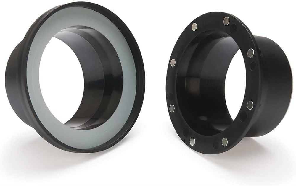 Absaugstutzen Schlauchadapter 140mm, Magnetischer Schnellverbinder (8 Magnete), Zubehör für Staubabs