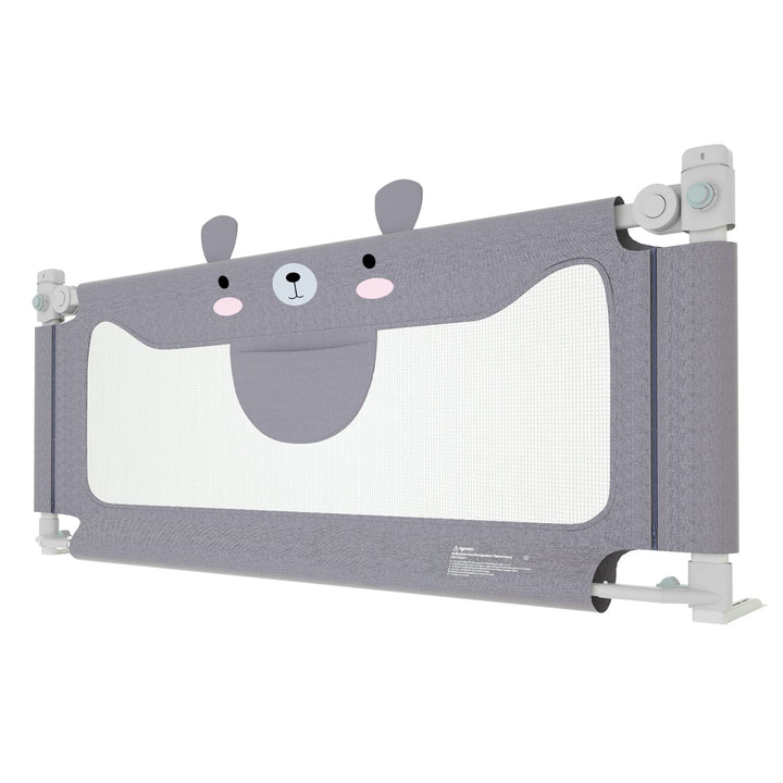 UISEBRT Kinder Bettgitter Bettschutzgitter 150cm - Bett rausfallschutz Kinder, Höhenverstellbar Kind