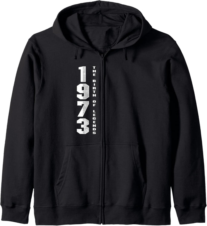 47. Geburtstag Jahrgang 1973 Legende Geburt Baujahr Geschenk Kapuzenjacke