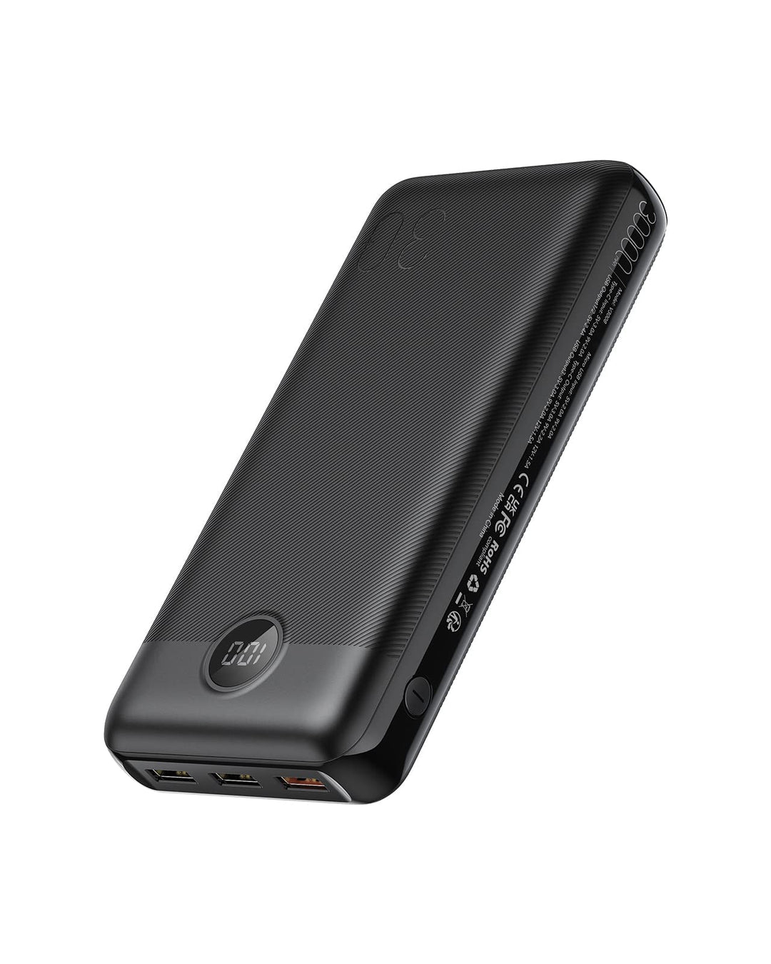 VEGER 30000mAh Powerbank, 20W PD Schnelles Aufladen Externer Akku Power Bank, USB C Tragbares Handy