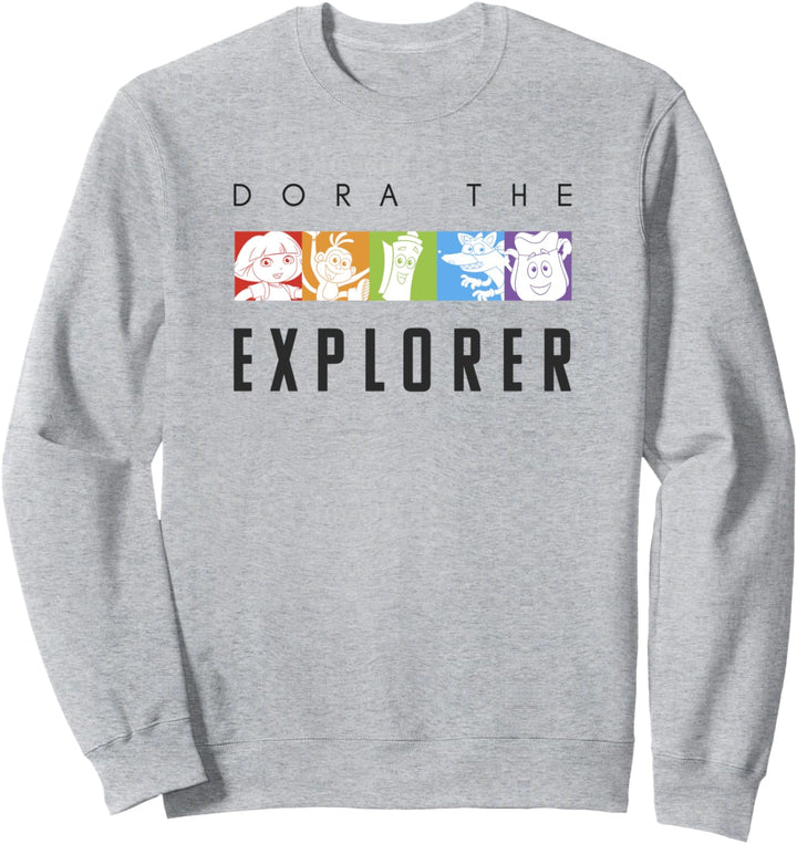 Dora the Explorer Rainbow Boxes Sweatshirt
