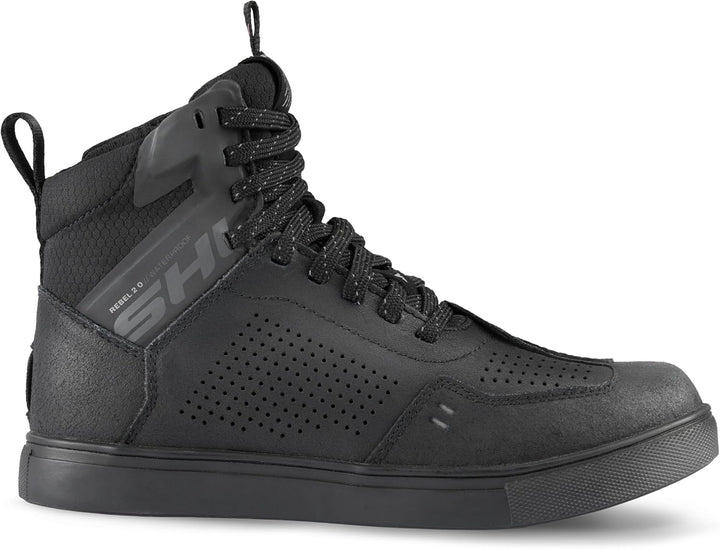 SHIMA Rebel 2.0 Motorrad Schuhe Herren Leder Belüftet Motorradstiefel Protektoren Sneaker Rutschfest