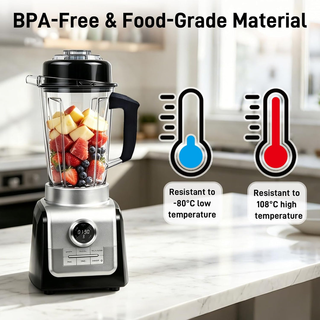 2 L Mixbehälter (64 oz), mit Rührstab, kompatibler Ersatzbehälter für Vitamix Mixer der Serien Class
