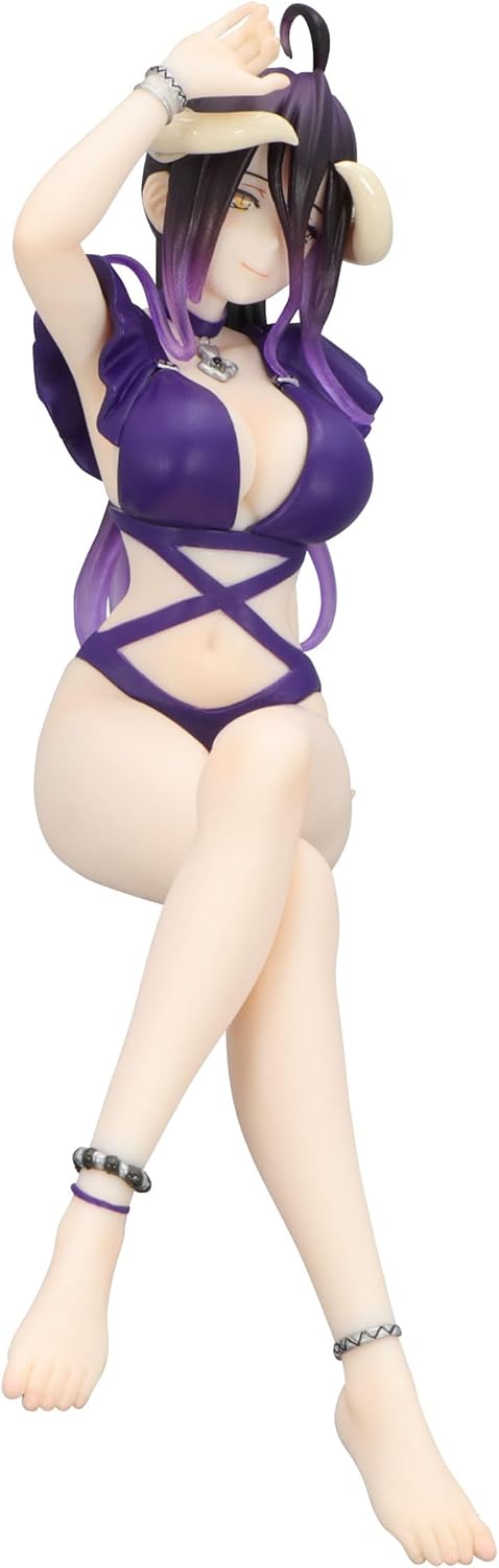 Furyu - Overlord Noodle Stopper Albedo Swimsuit Dark Purple Color Ver. 16 cm