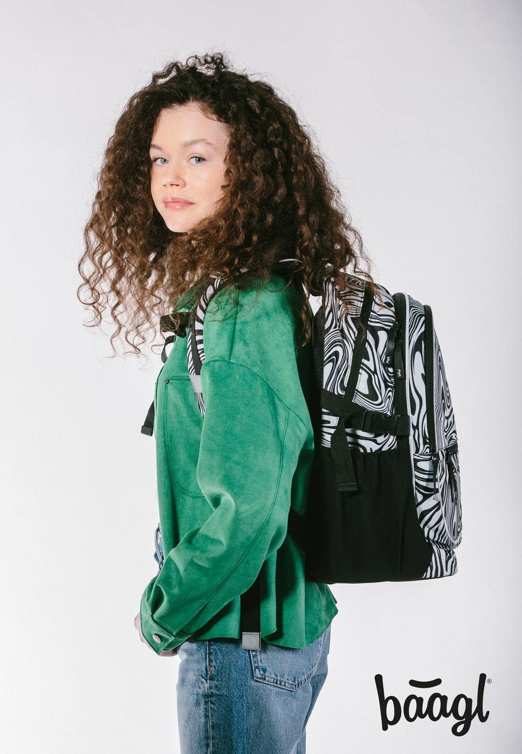 Baagl Schulrucksack Set Mädchen 3 Teilig, Schultasche für Grundschule Volksschule, Grundschule Ranze