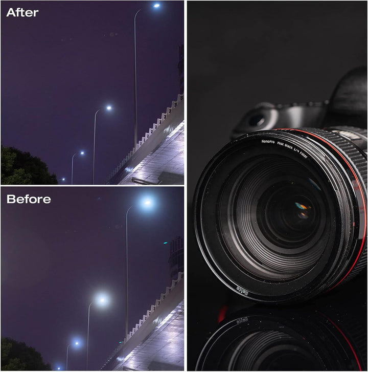 Haida 77 mm Nebel Black 1/4 Filter Diffusion Effect Soft Glow Lens Filter (NanoPro Series), 77 mm