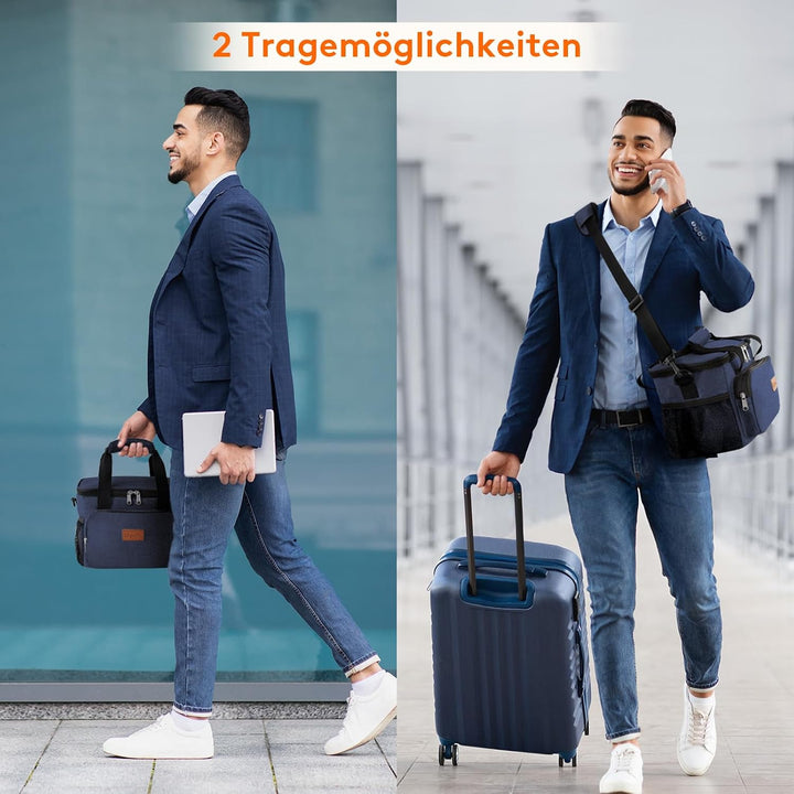 Lifewit Kühltasche klein, Isolierte Cooler Bag, Lunchtasche 9L 12 Dosen Dunkelblau 9L, Dunkelblau 9L