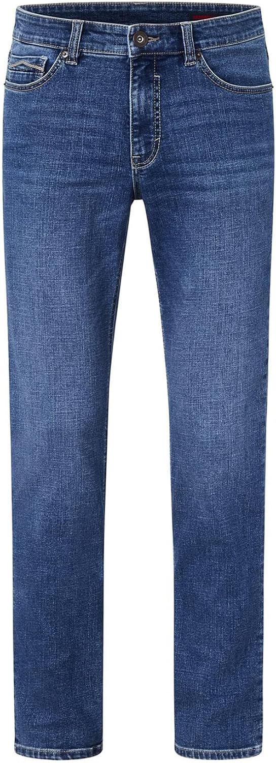 Paddocks Slim-Fit Jeans Motion & Comfort Elastizität Pipe 30W / 30L Mid Blue, 30W / 30L Mid Blue