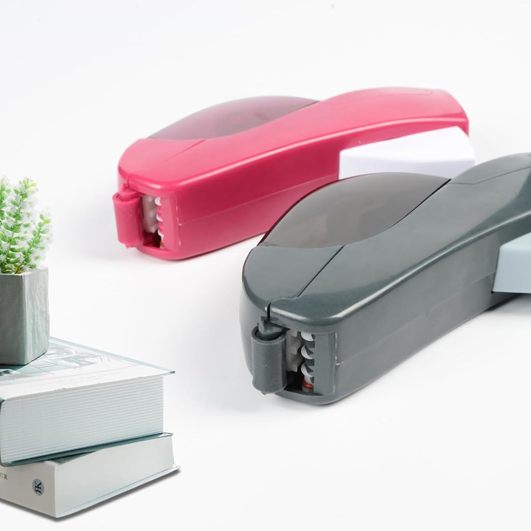Rosenrot Automatischer Klebebandabroller, handgehalten, durchsichtiger Klebebandschneider mit einem