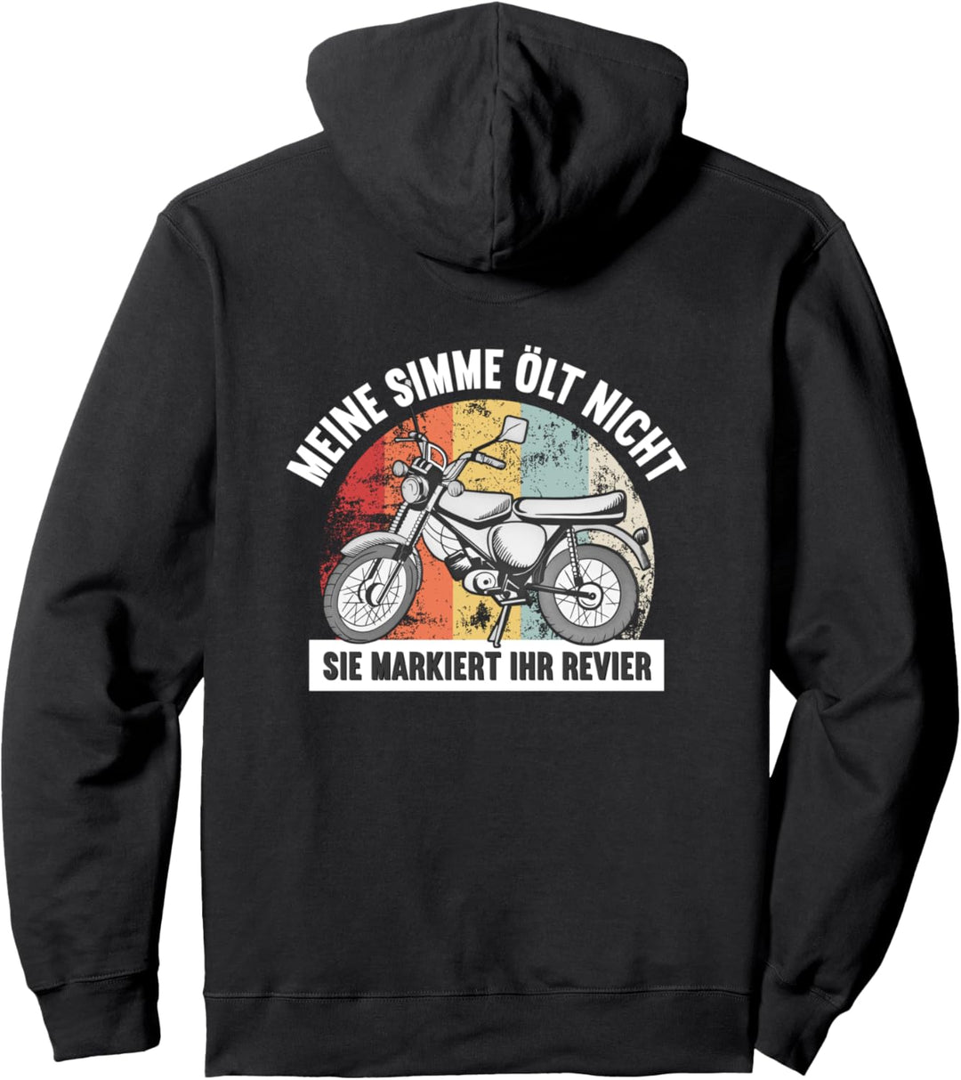 Suhl Simson S50 S51 Zweitaktmotor für die Ewigkeit Pullover Hoodie